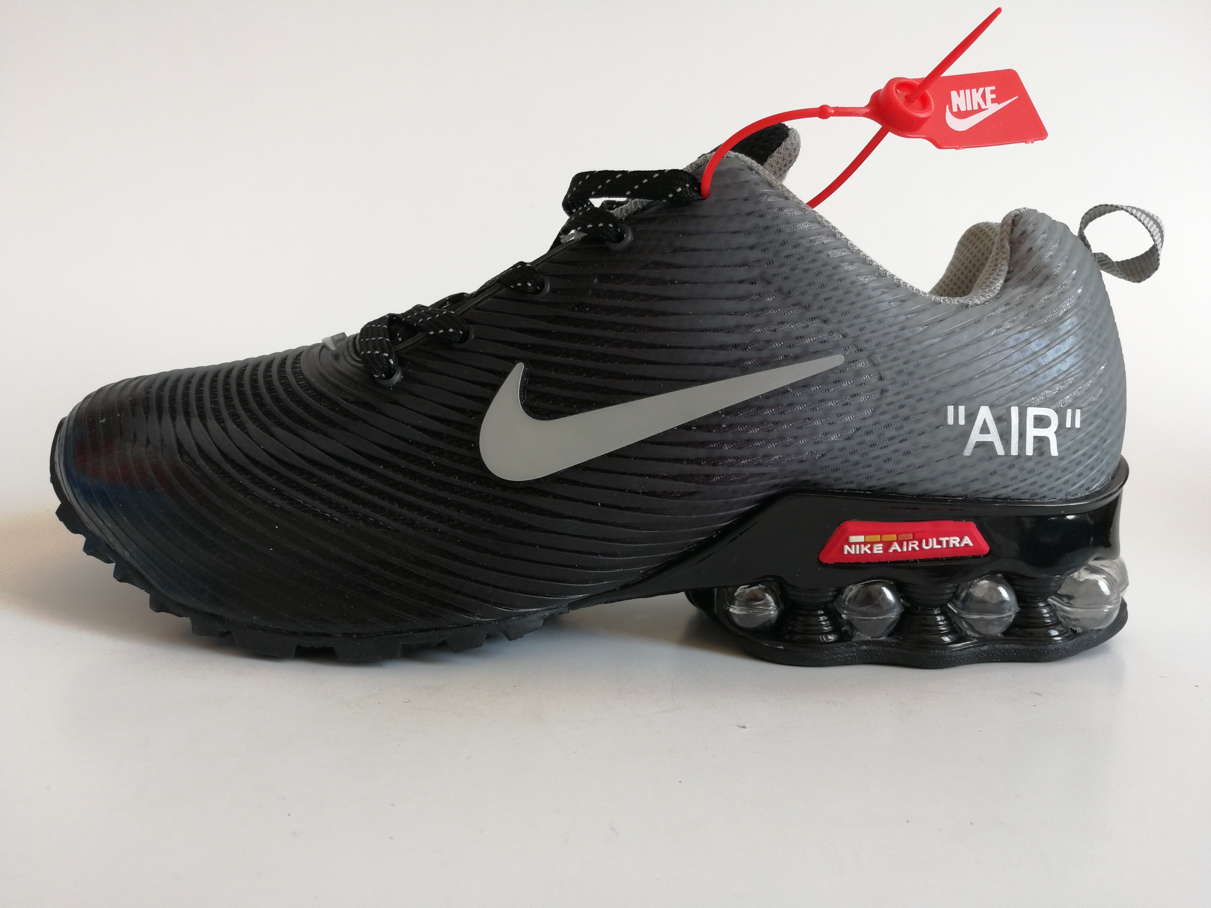 Nike Air Shox 2018.5 III Drop Plastic Black Grey Shoes - Click Image to Close